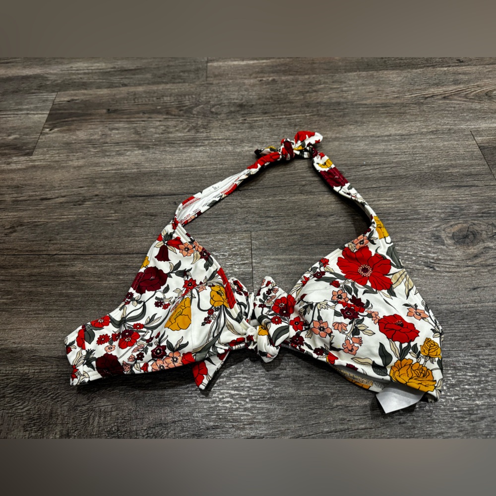 LOFT Floral Swim Bikini Top